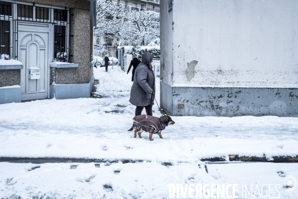Neige a Boulogne Billancourt