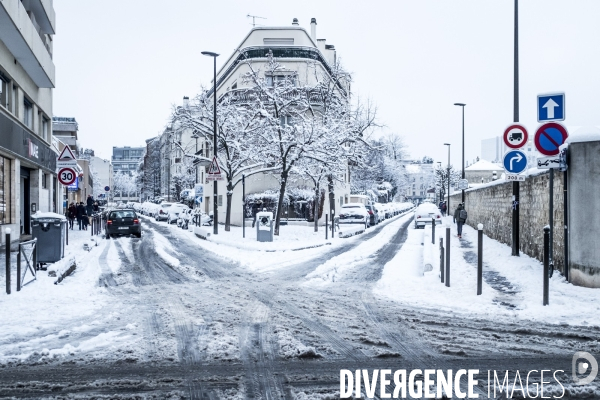 Neige a Boulogne Billancourt