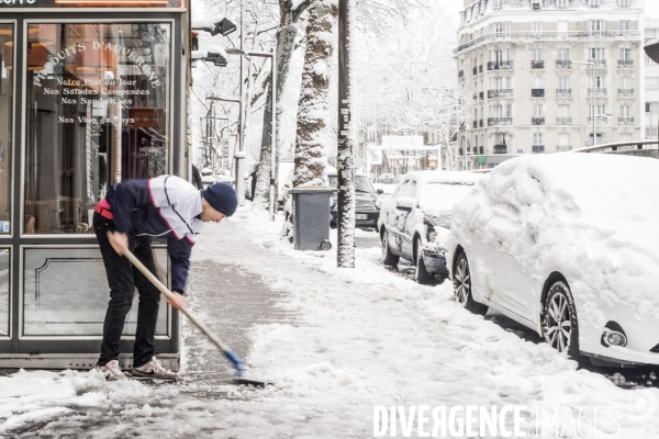 Neige a Boulogne Billancourt