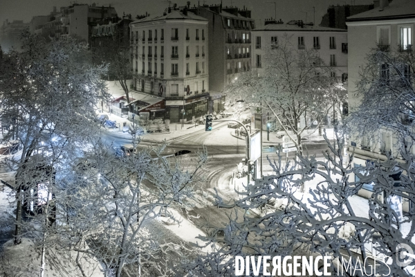 Neige a Boulogne Billancourt