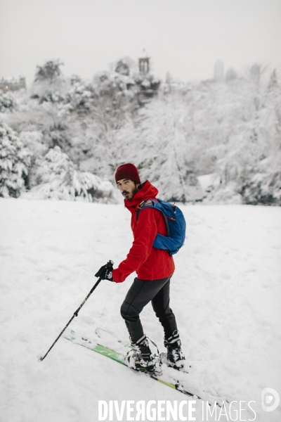 Chutes de neige et ski à Paris