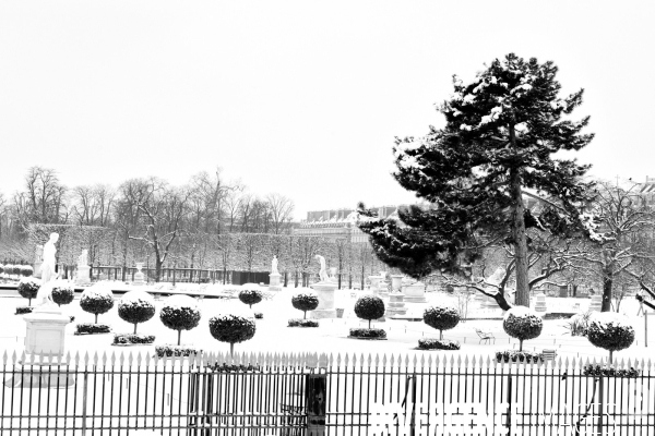 Neige et inondations à Paris