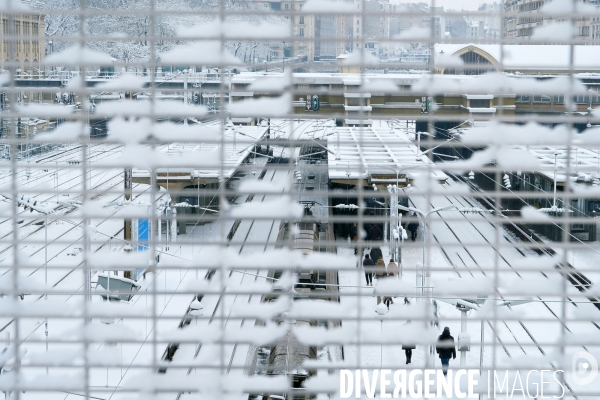 Episode neigeux a Paris