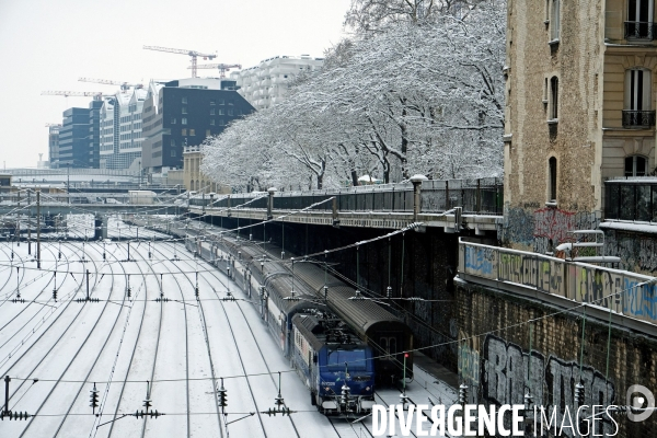 Episode neigeux a Paris