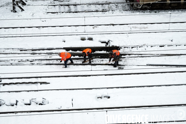 Episode neigeux a Paris