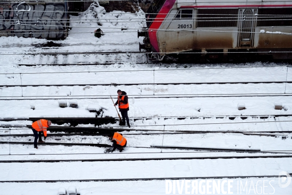 Episode neigeux a Paris