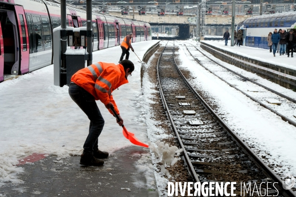 Episode neigeux a Paris