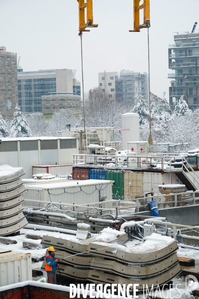 Episode neigeux a Paris