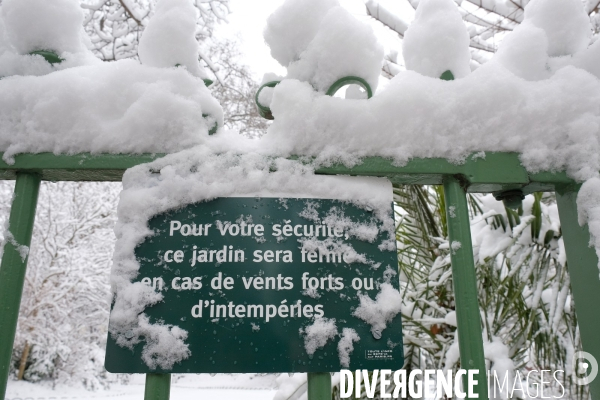 Episode neigeux a Paris