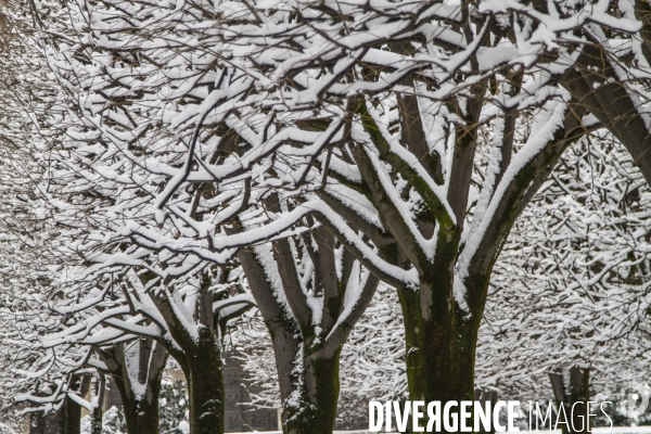 Paris sous la neige fevrier 2018