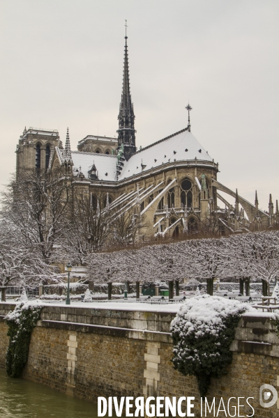 Paris sous la neige fevrier 2018