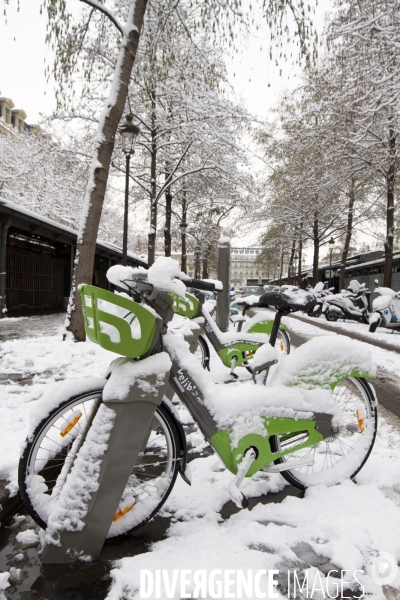 Paris sous la neige fevrier 2018