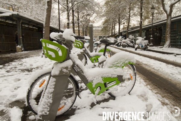 Paris sous la neige fevrier 2018