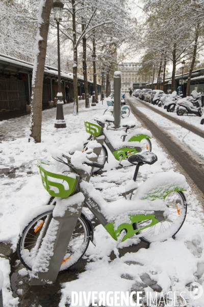 Paris sous la neige fevrier 2018