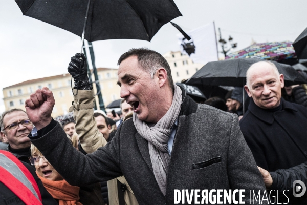 Manifestation à l appel des nationalistes Corses.
