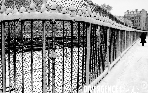 Episode neigeux a Paris