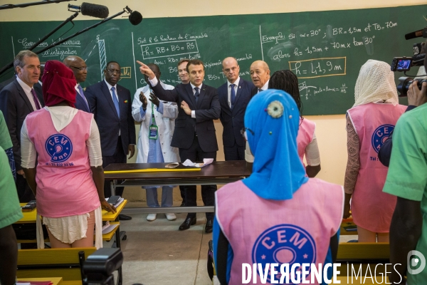 Emmanuel Macron au Sénégal