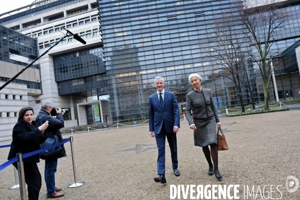 Bruno Le Maire avec Christine Lagarde