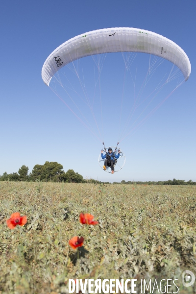 Vue aérienne Valensole Sainte Croix