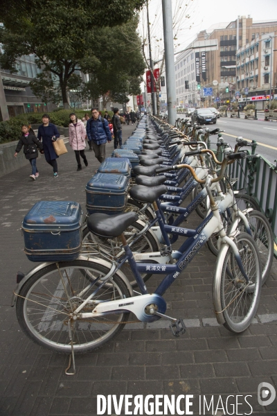 Le velo sans bornes a shanghai