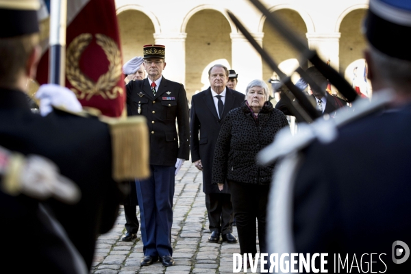 Cérémonie d hommage aux gendarmes morts en 2017 dans l exercice de leur fonction.