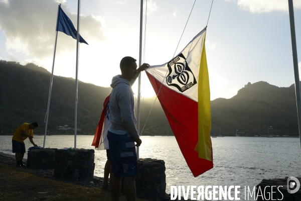 Visite de la Ministre de l Outre Mer Annick Girardin aux îles Marquises