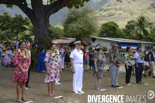 Visite de la Ministre de l Outre Mer Annick Girardin aux îles Marquises