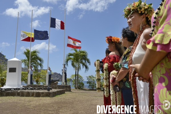 Visite de la Ministre de l Outre Mer Annick Girardin aux îles Marquises