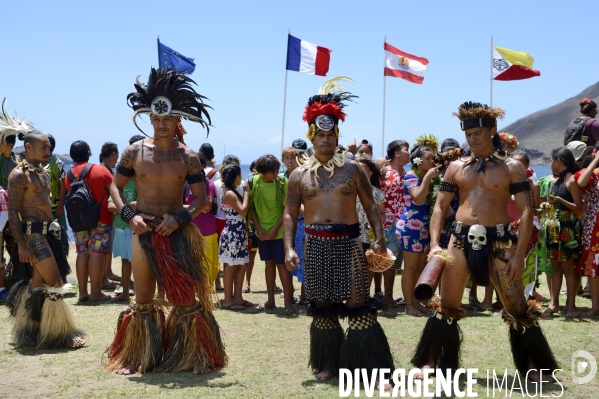 Visite de la Ministre de l Outre Mer Annick Girardin aux îles Marquises