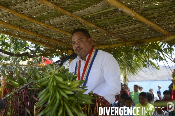 Visite de la Ministre de l Outre Mer Annick Girardin aux îles Marquises