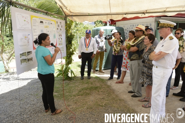 Visite de la Ministre de l Outre Mer Annick Girardin aux îles Marquises