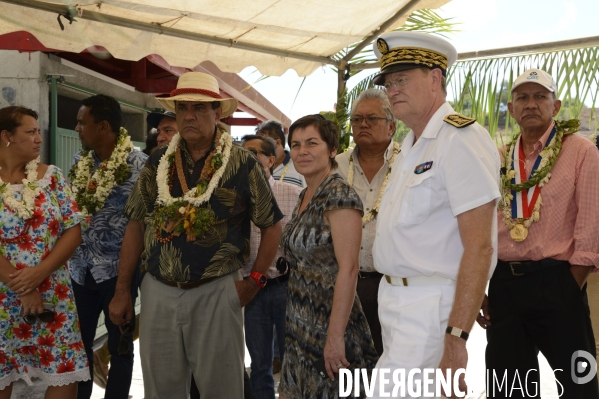 Visite de la Ministre de l Outre Mer Annick Girardin aux îles Marquises