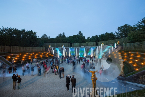 Les grandes eaux nocturnes au château de Versailles