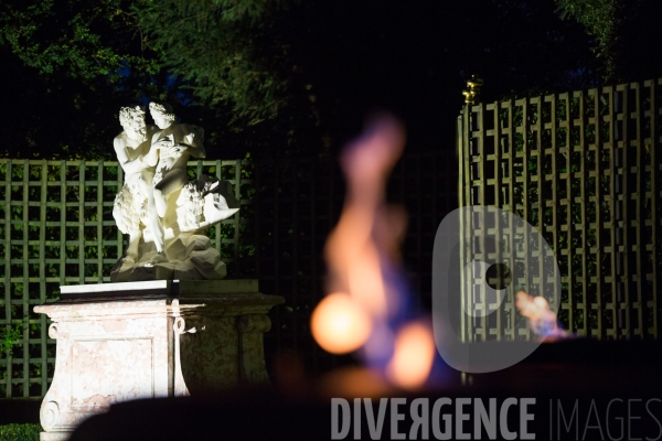 Les grandes eaux nocturnes au château de Versailles