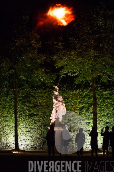 Les grandes eaux nocturnes au château de Versailles