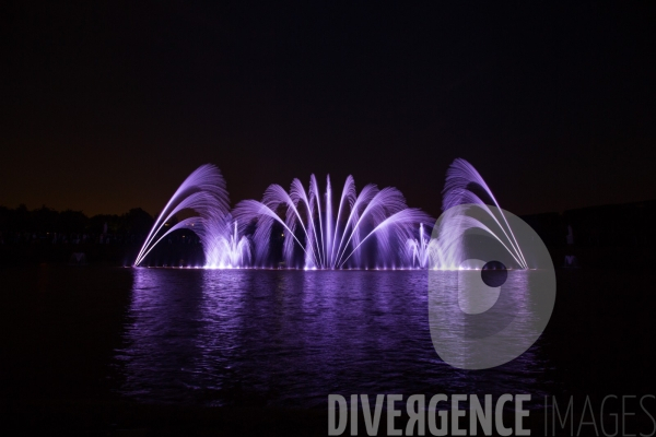 Les grandes eaux nocturnes au château de Versailles