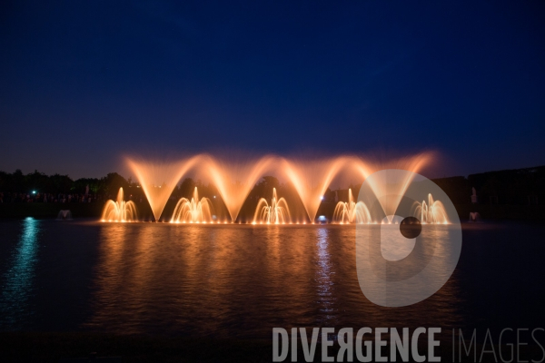 Les grandes eaux nocturnes au château de Versailles