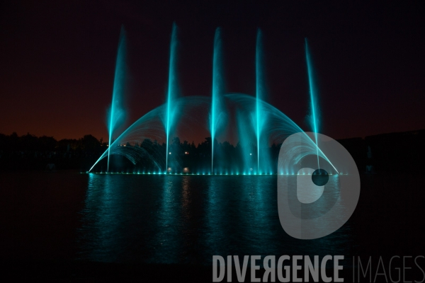 Les grandes eaux nocturnes au château de Versailles