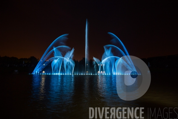 Les grandes eaux nocturnes au château de Versailles