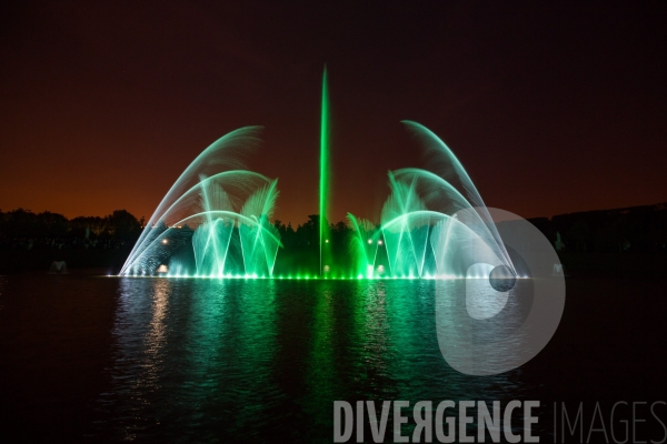 Les grandes eaux nocturnes au château de Versailles