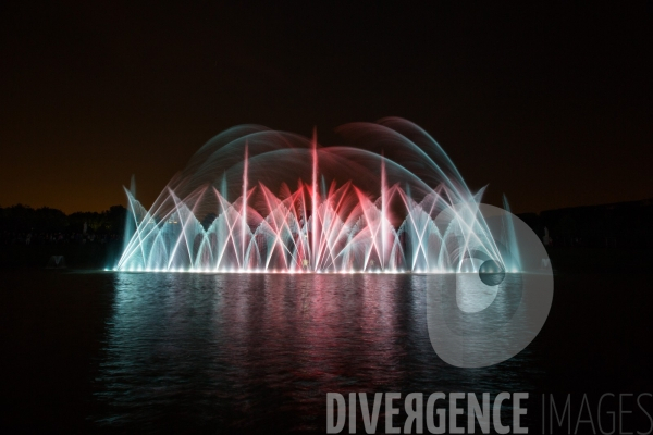 Les grandes eaux nocturnes au château de Versailles