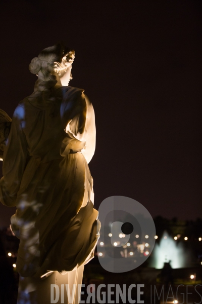 Les grandes eaux nocturnes au château de Versailles