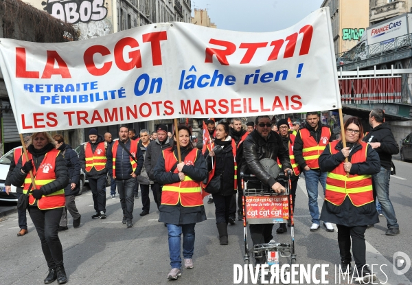 CGT Manif à Marseille