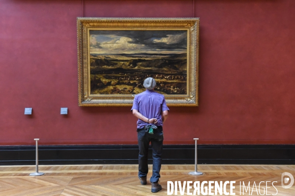 Musée du Louvre. Exposition Delacroix 2018. Déplacement de la scène des massacres de Chios