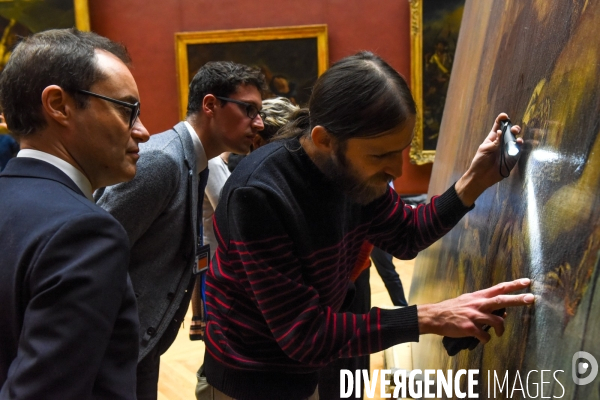 Musée du Louvre. Exposition Delacroix 2018. Déplacement de la scène des massacres de Chios