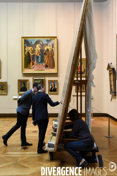 Musée du Louvre. Exposition Delacroix 2018. Déplacement de la scène des massacres de Chios