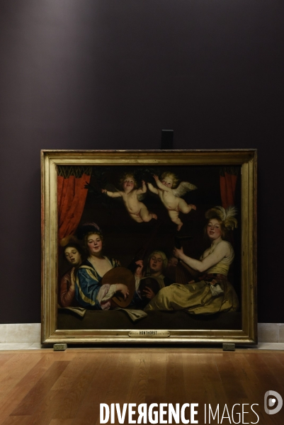 Musée du Louvre. Accrochages des peintures hollandaises