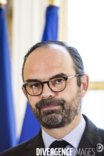 Conférence de presse du Premier Ministre Edouard PHILIPPE sur la réforme de la SNCF.