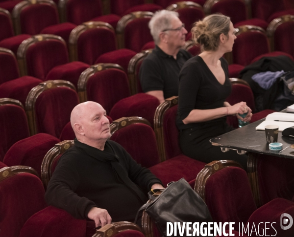 Poussiere de Lars Noren - Repetitions - Comedie-Francaise - Salle Richelieu