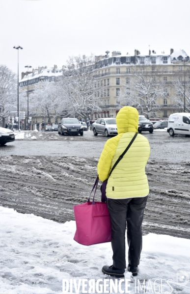 L hivers neigeux à Paris. Winter in Paris.